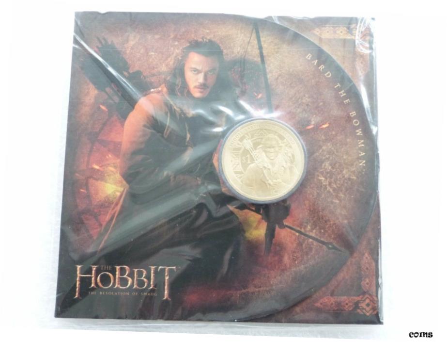  アンティークコイン コイン 金貨 銀貨  2013 New Zealand Post Desolation of Smog Hobbit $1 One Dollar Coin Pack Sealed