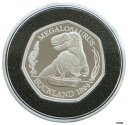  アンティークコイン コイン 金貨 銀貨  2020 Dinosaur Dinosauria Megalosaurus 50p 5 ペンスシルバー プルーフ コイン ボックス Coa- show original title