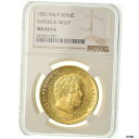  アンティークコイン 硬貨  Coin, ITALIAN STATES, NAPLES, Ferdinando II, 30 Ducati, 1852, NGC  #oct-wr-5664-133