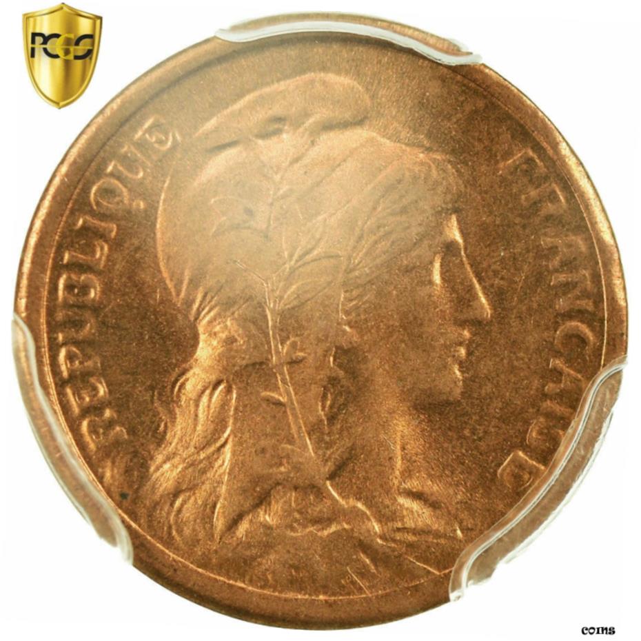  アンティークコイン コイン 金貨 銀貨   Coin, France, Dupuis, Centime, 1919, Paris, PCGS, MS66RD, Bronze