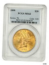 1899年 $20 PCGS MS63-Liberty ダブルイーグル-ゴールドコイン- show original title #oot-wr-5671-44...