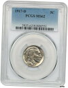  アンティークコイン コイン 金貨 銀貨  1917-D 5C PCGS MS62-バッファローニッケル- show original title