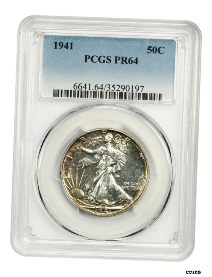  アンティークコイン コイン 金貨 銀貨  1941 50c PCGS PR 64-歩く自由の女神ハーフドル- show original title