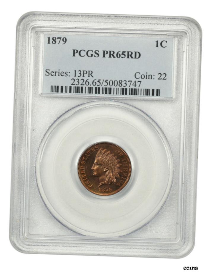  アンティークコイン コイン 金貨 銀貨  1879年 1c PCGS PR 65 RD-ナイスミラー ！ - インドセントナイスミラー ！- show original title