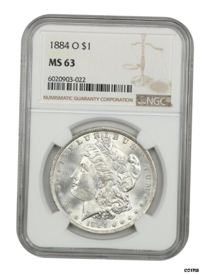  アンティークコイン コイン 金貨 銀貨  1884年-O $1 NGC MS63-人気O-新品同様-モーガンシルバードル - 人気O-新品同様- show original title