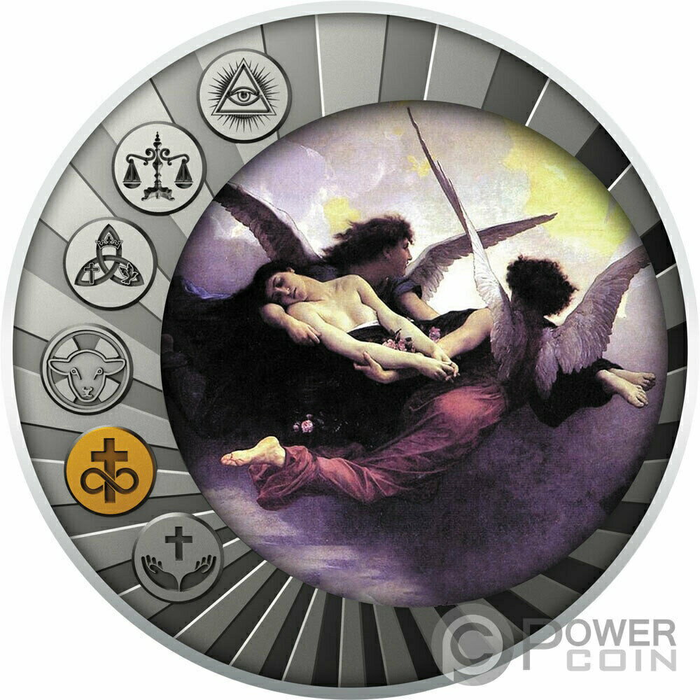 【極美品/品質保証書付】 アンティークコイン コイン 金貨 銀貨 送料無料 HUMAN SOUL IS IMMORTAL Main Truths Faith Silver Coin 500 Francs Cameroon 2020- show original title