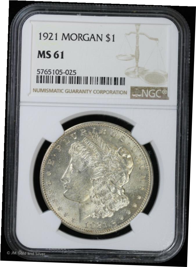 ڶ/ʼݾڽա ƥ    [̵] 1921ǯ $1 ⡼󥷥Сɥ NGC MS 61  ̤ή BU- show original title