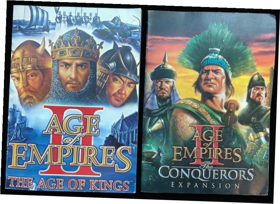 【極美品/品質保証書付】 アンティークコイン コイン 金貨 銀貨 送料無料 Age of Empires II The Conquerors 拡張 The Age of Kings ブック-Microsoft- show original title