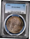  アンティークコイン コイン 金貨 銀貨  1880年 未流通 モーガン シルバー ドル $1 PCGS MS63 フィラデルフィア 新品同様 トーン- show original title