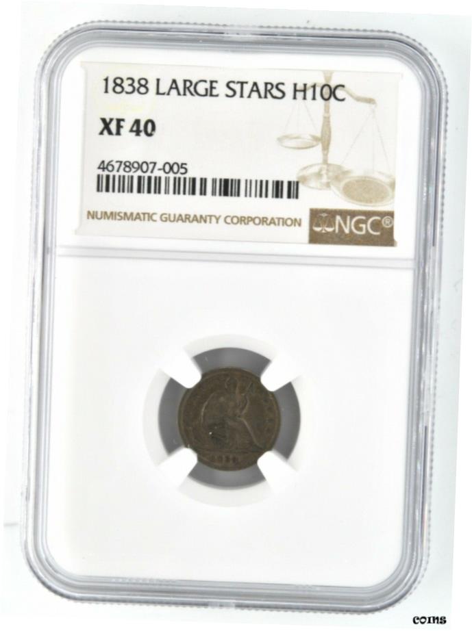 ڶ/ʼݾڽա ƥ    [̵] 1838ǯ ͳνϡե 顼  ǧ NGC XF 40 5  С - show original title