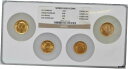 4 ワールドゴールドコイン Ch. Unc NGC ホルダー '12 イギリス '35 スイス '12 フランス '26 Neth- show original...
