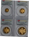 2011 イギリス 4ピース ゴールド プルーフ コレクション PCGS PF69 DCAM ファーストストライク- show original title #...