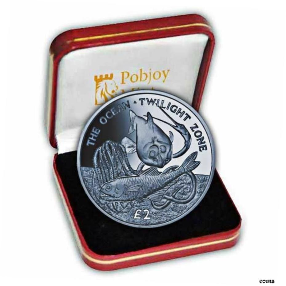 【極美品/品質保証書付】 アンティークコイン コイン 金貨 銀貨 [送料無料] South Georgia 2016 Twilight Zone Blue Titanium Coin