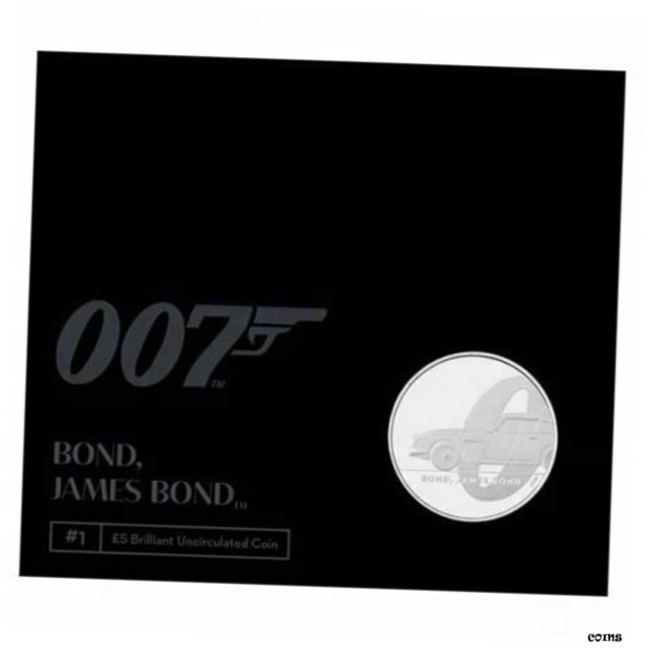 【極美品/品質保証書付】 アンティークコイン コイン 金貨 銀貨 送料無料 James Bond 2020 英国ポンド ブリリアント 未流通 コイン- show original title