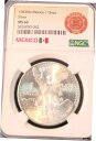  アンティークコイン コイン 金貨 銀貨  1983 メキシコ シルバー 1 オンザリベルタッド NGC MS 66 スマウス ラスター ジェム BU 美しいコイン- show original title
