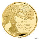 【極美品/品質保証書付】 アンティークコイン 金貨 Alice 039 S Adventures IN Wonderland Treasury Of Tales 1 OZ Gold Proof 100 UK- show original title 送料無料 gof-wr-5768-28