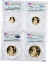 2016-W ファーストストライク 30 周年記念 ゴールド イーグル プルーフ セット PCGS PR 70 DCAM- show original titl...