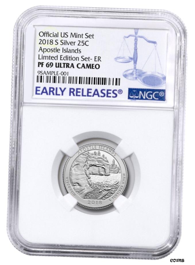 ڶ/ʼݾڽա ƥ    [̵] 2018-S С ݥȥ Isl ATB  ߥƥå  С NGC PF69 UC ER SKU55955- show original title