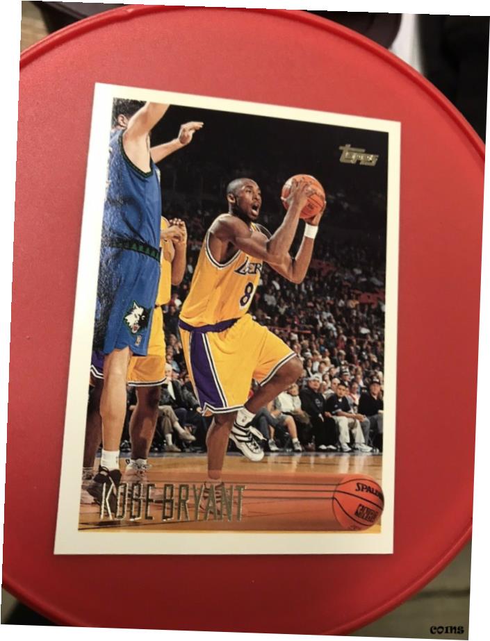 【極美品/品質保証書付】 アンティークコイン コイン 金貨 銀貨 [送料無料] Kobe Bryant 1996-97 Topps NBAルーキーカードRC ＃138 本物- show original title