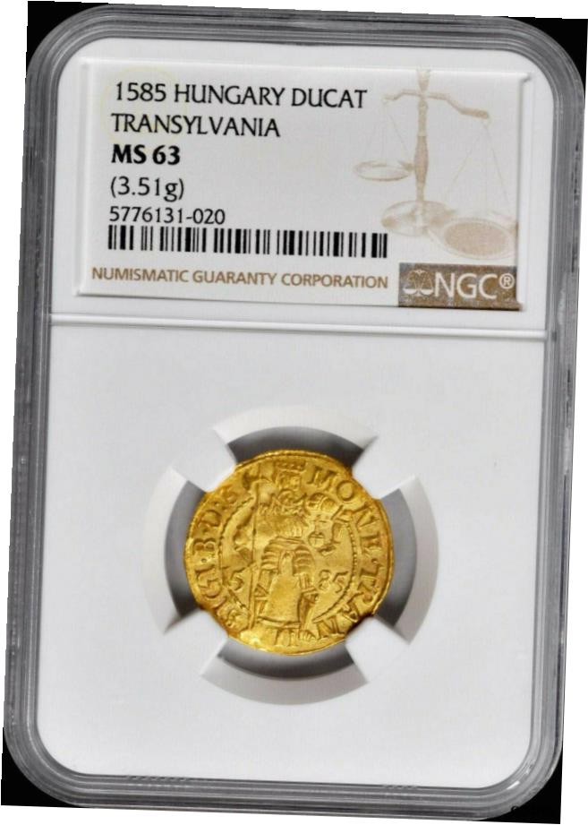 【極美品/品質保証書付】 アンティークコイン 硬貨 NGC MS63 1585 トランシルバニア シグマンド バソリゴールド ドゥカット ヘルマンシュタットミント 。- show original title [送料無料] #oot-wr-5859-24