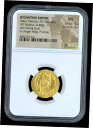 NGC MS 4/5 4/5 AD 582-602 ビザンティン モーリス ティベリウス AV ソリダス ( 21mm 、 4.48 gm 、- show or...