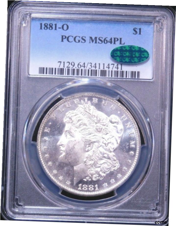 ڶ/ʼݾڽա ƥ    [̵] 1881ǯ-O ⡼󥷥Сɥ PCGS MS64PL CAC ۥ磻 ץ롼/ᥪ PPQ #GB57- show original title