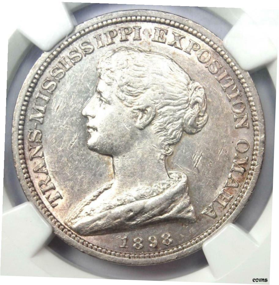 ڶ/ʼݾڽա ƥ    [̵] 1898 Trans Mississippi Expo Medal HK-281 SC$ So-Called Dollar-NGC AU55- show original title