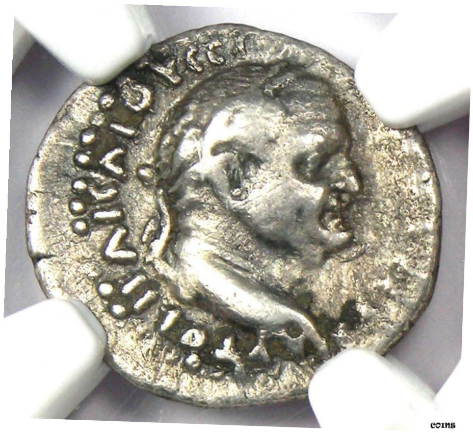 ڶ/ʼݾڽա ƥ    [̵] Roman Vespasian AR Hemidrachm  åѥɥ Caesarea 69-79 AD-NGC 祤 VF- show original title