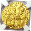 Constantine VI AV Solidus ゴールド コイン 780-787 AD 認定 NGC MS (UNC)- show original tit...