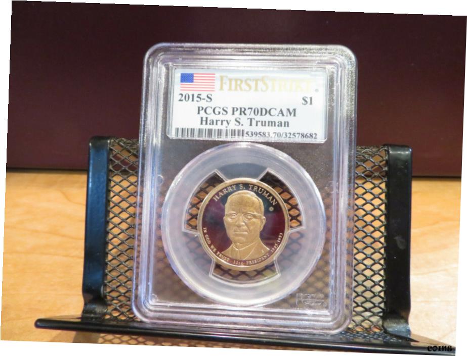  アンティークコイン コイン 金貨 銀貨  2015-S ハリー S トルーマン プレジデンシャル ドル PCGS PR 70 DCAM skcp 0033- show original title