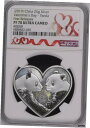 NGC PF70 2019 中国 バレンタインデー パンダ 25g シルバー メダル 初回リリースNGC PF70 2019 China Valentine's Day Panda 25g Silver Medal First Release