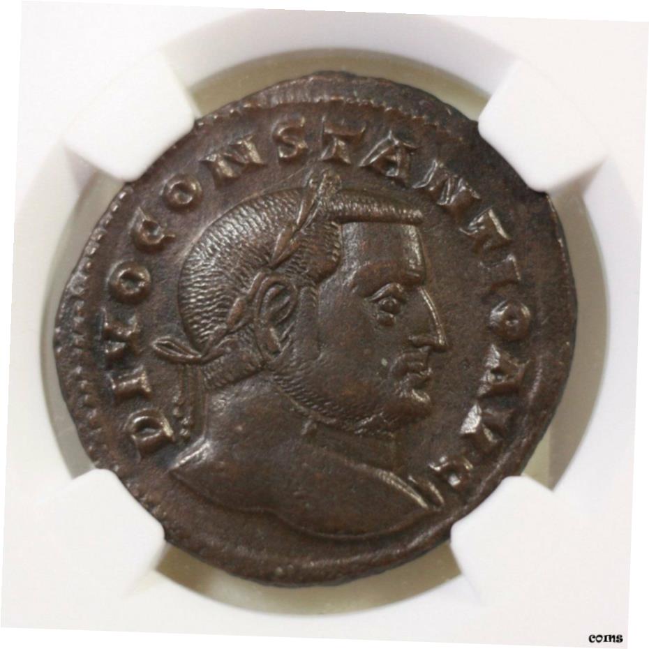 񥳥󥹥ƥ I, AD 305-306 NGC XF *** Rev Tye's Stache *** #3118300R...