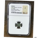  アンティークコイン コイン 金貨 銀貨  Judaea Alex. Jannaeus, 103-76 BC NGC F "Widow's Mite" *** Rev Tye's *** #501960- show original title