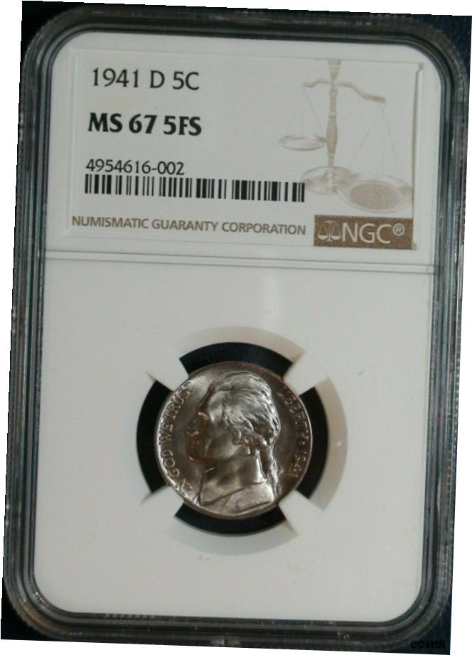 ڶ/ʼݾڽա ƥ    [̵] : 1941-D 5C ե-˥å쥢 饹ȥ NGC-MS-67-5FS 5-ե륹ƥåץϥ졼- show original title