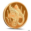 5 インドドラゴンBU 1 オンス銅貨 2019 ワールドオブドラゴンシリーズ #5 アメリカ派手5 Indian Dragon BU 1 oz Copper ...