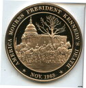 America Mourns プレジデント ケネディズ デスブロンズ プルーフ メダル フランクリン ミント JL212America Mourns President Kennedy's Death Bronze Proof Medal Franklin Mint JL212(3)