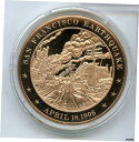 サンフランシスコ 地震1906 ブロンズ プルーフ メダル フランクリン ミント-JL166San Francisco Earthquake 1906 Bronze Proof Medal Franklin Mint-JL166