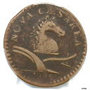 1786 12-G R-4 PCGS VF 30 ノーコールターニュージャージーコロニアル銅貨1786 12-G R-4 PCGS VF 30 No Coult...