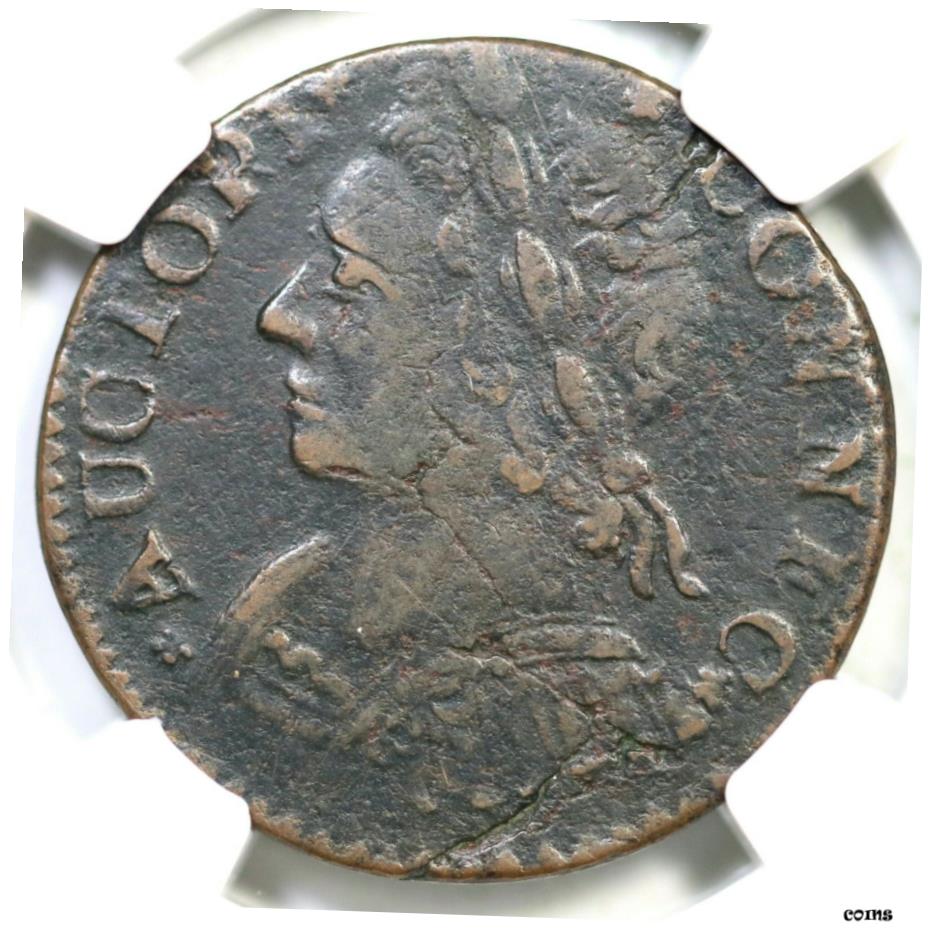  アンティークコイン コイン 金貨 銀貨  1788 7-E R-5 NGC VF ディテール コネチカット コロニアル銅コイン- show original title