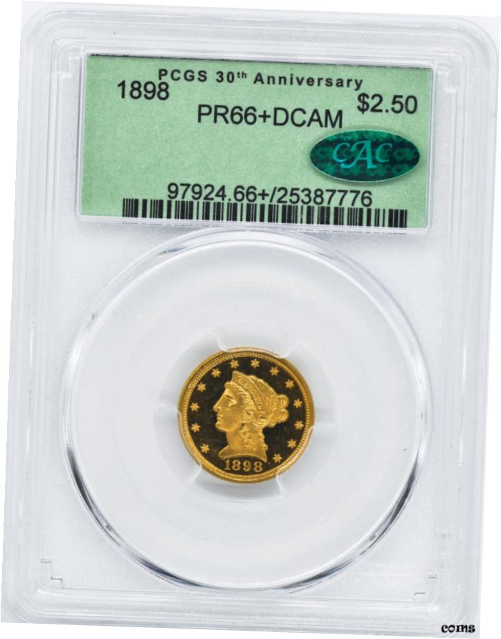 ڶ/ʼݾڽա ƥ Ų 1898ǯ Хƥإå $2.5 PCGS PR 66+ DCAM- show original title [̵] #oot-wr-6020-154