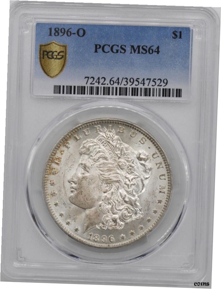 【極美品/品質保証書付】 アンティークコイン 硬貨 1896-O モーガン S$ 1 PCGS MS 64- show original title [送料無料] #oot-wr-6020-19