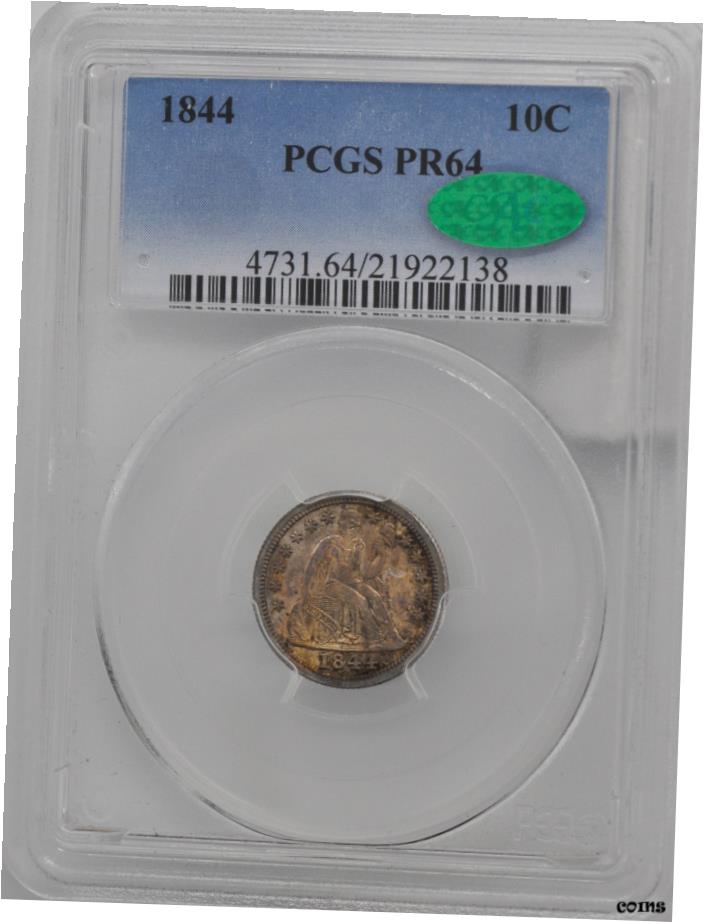 ڶ/ʼݾڽա ƥ Ų 1844 Хƥƥå 10C PCGS PR 64- show original title [̵] #oot-wr-6020-230