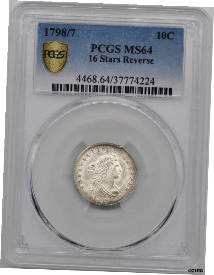 ڶ/ʼݾڽա ƥ Ų 1798/97 ɥեȥХ 10C PCGS MS 64- show original title [̵] #oot-wr-6020-453