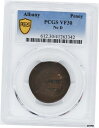 【極美品/品質保証書付】 アンティークコイン 硬貨 オールバニー Dペニー PCGS VF 30 BN- show original title [送料無料] #oot-wr-6020-547