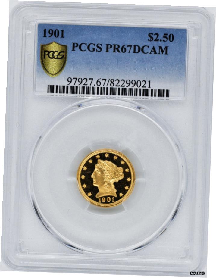 ڶ/ʼݾڽա ƥ Ų 1901 Хƥإå $2.5 PCGS PR 67 DCAM- show original title [̵] #oot-wr-6020-658