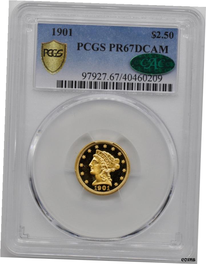 ڶ/ʼݾڽա ƥ Ų 1901 Хƥإå $2.5 PCGS PR 67 DCAM- show original title [̵] #oot-wr-6020-659