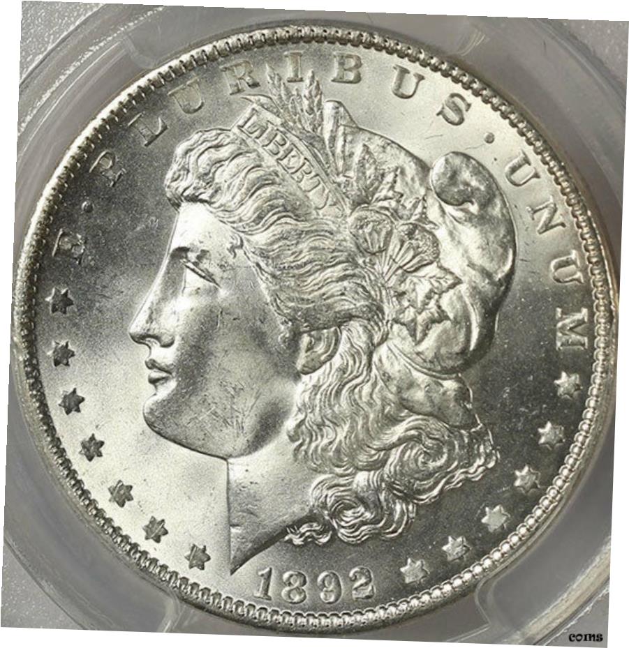 【極美品/品質保証書付】 アンティークコイン 硬貨 1892年 $1 MS65 PCGS-レア-ハイグレードのみ 39-ブラストホワイト-モーガンドル- show original title [送料無料] #oot-wr-6024-9