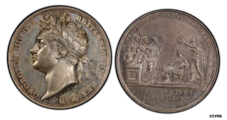 ڶ/ʼݾڽա ƥ Ų GREAT BRITAIN George IV 1821 AR Medal. PCGS SP63. Eimer 1146a; F 272.1- show original title [̵] #oot-wr-6025-31