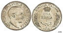 【極美品/品質保証書付】 アンティークコイン 硬貨 イタリア領ソマリランド Vittorio Emanuele III. 1913-R AR ルピア. NGC MS66 Rome KM 6 。- show original title 送料無料 oot-wr-6026-207