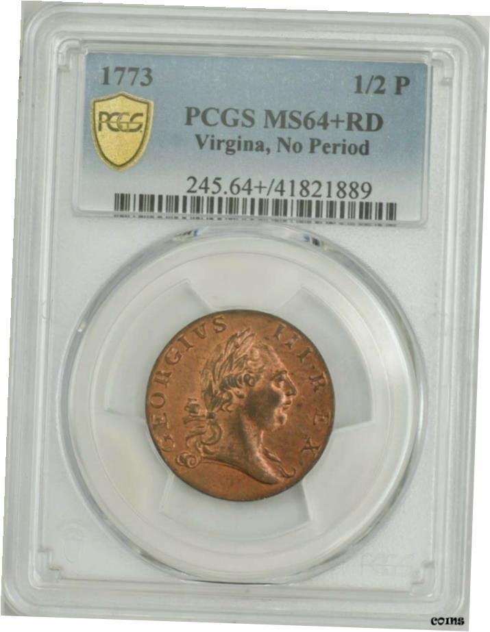 1773 С˥ϡեڥˡ 1/2P ԥꥪɤʤ W-1610 MS64+RD PCGS 奢 943941-31773 Vir...